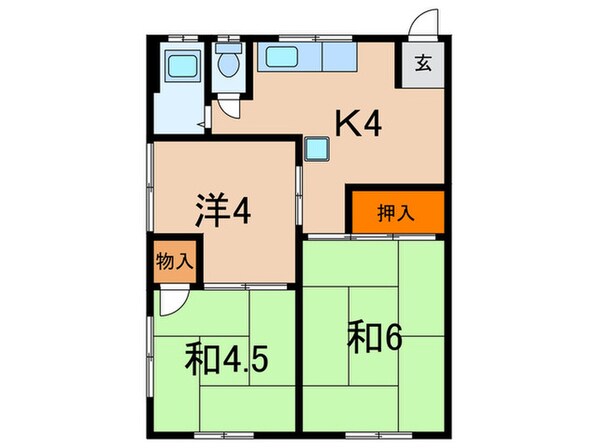 ミノルマンションの物件間取画像